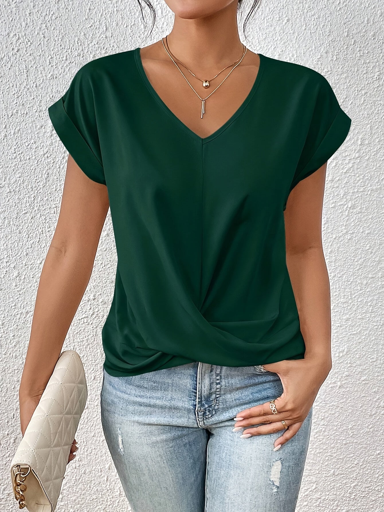 Ida - Casual T-shirt med sødmefuld halsudskæring