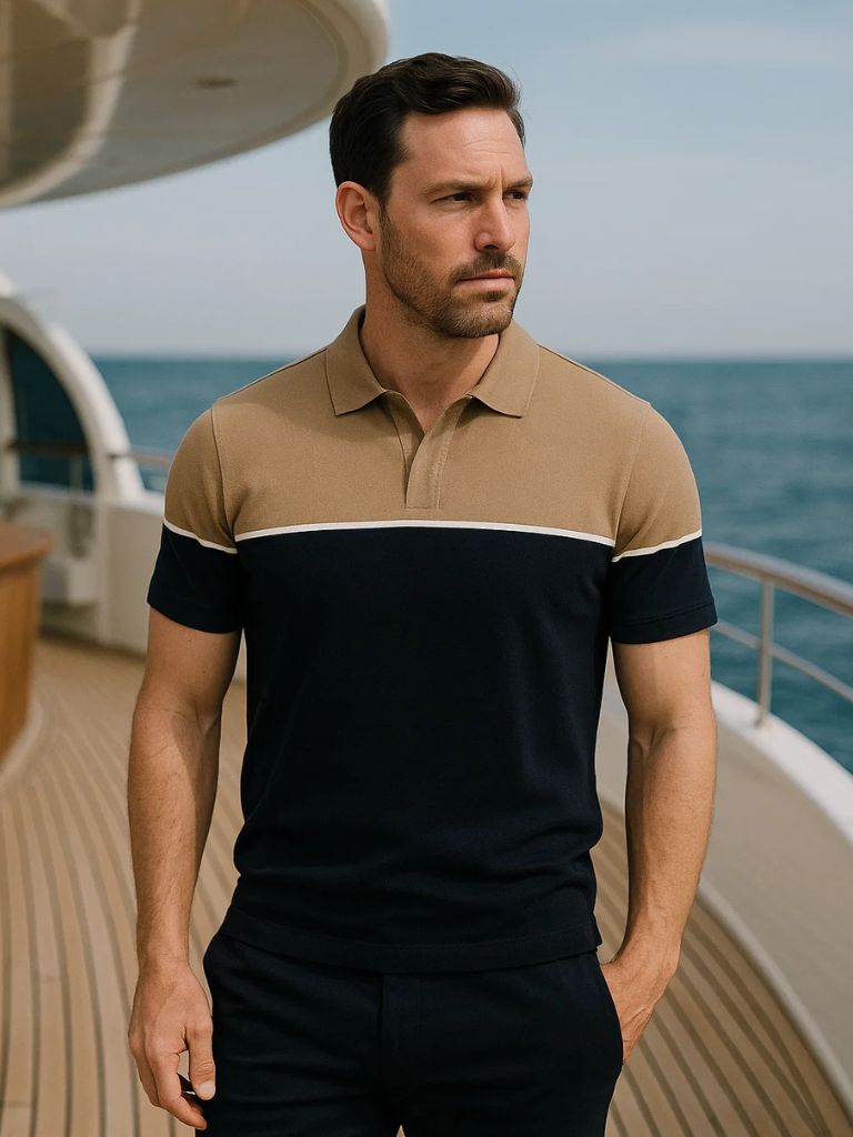 Casper™ | Velour Tanné Polo