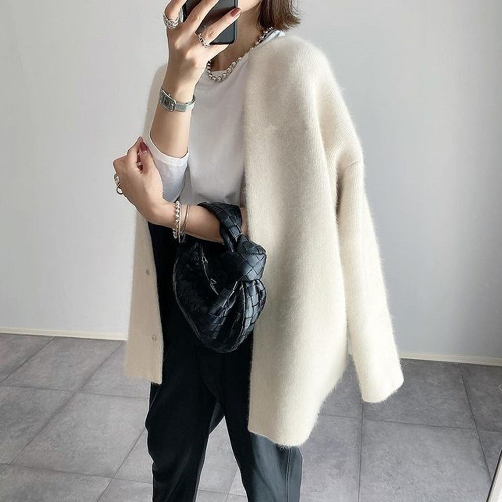 Julie | Blød Knaplukket Cardigan