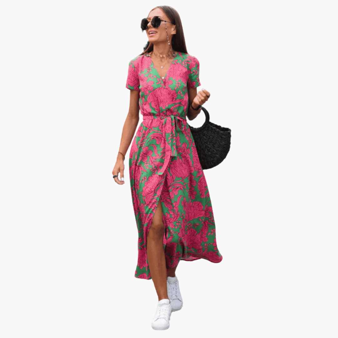 Emma | Elegant slå-om-kjole