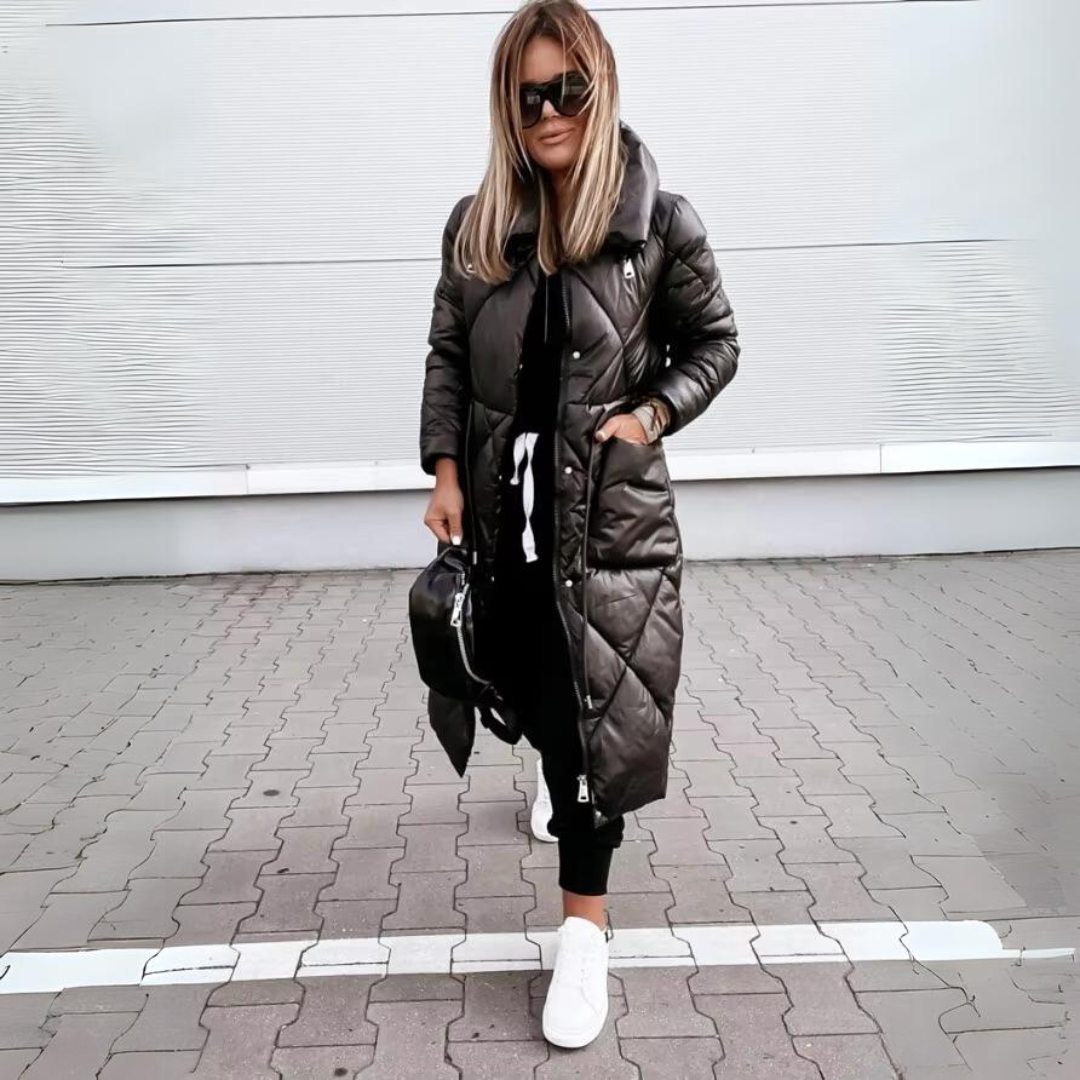 Thea | Lang bomuldsjakke