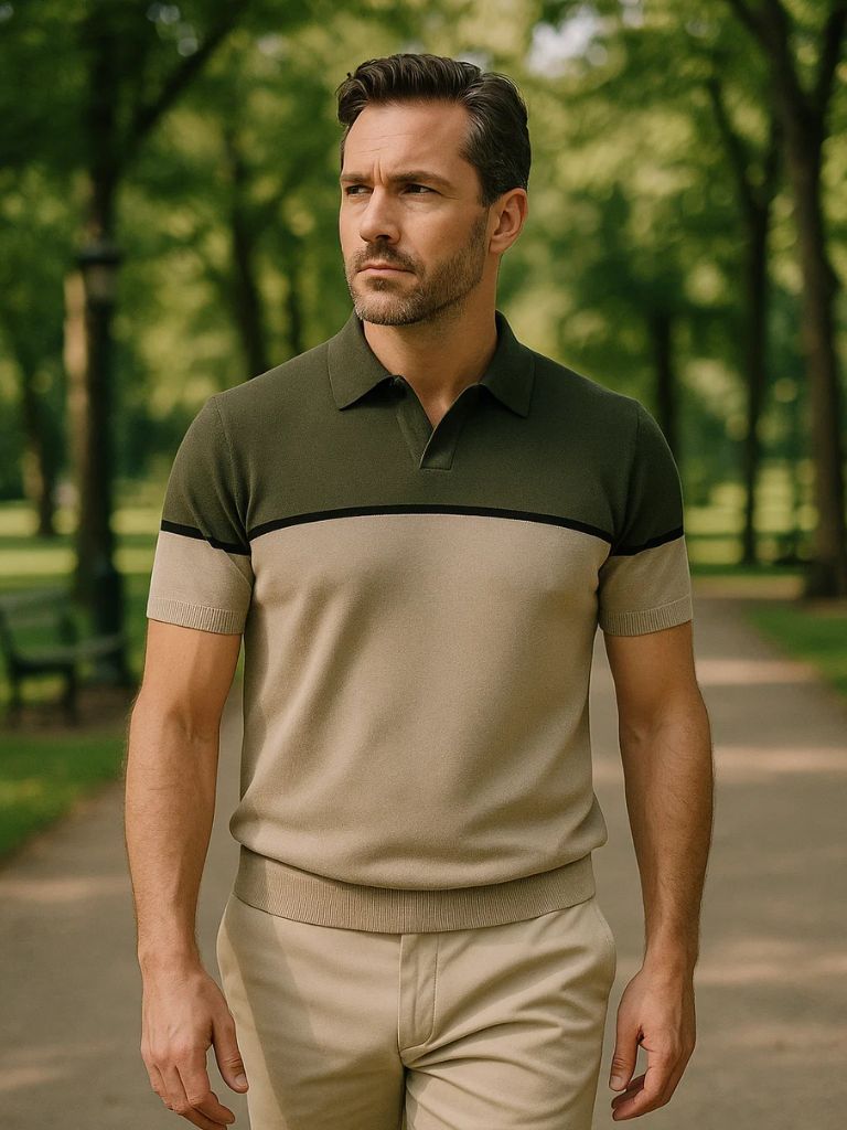 Casper™ | Velour Tanné Polo