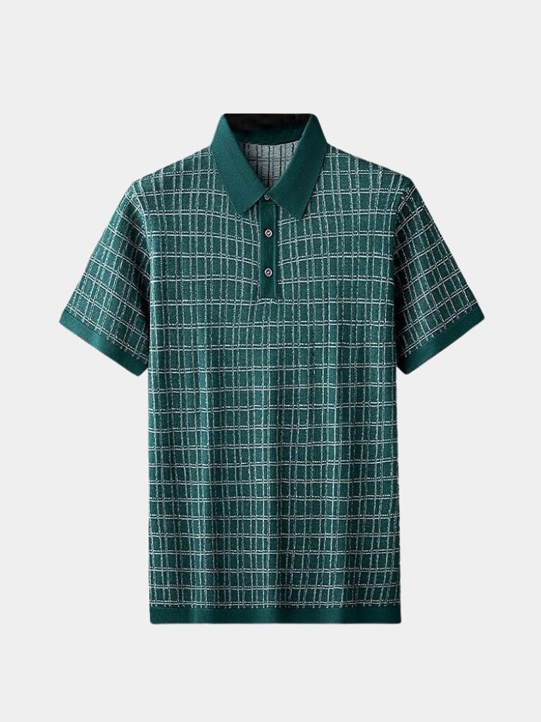 Holger™ | Klassisk Sort Strikpolo